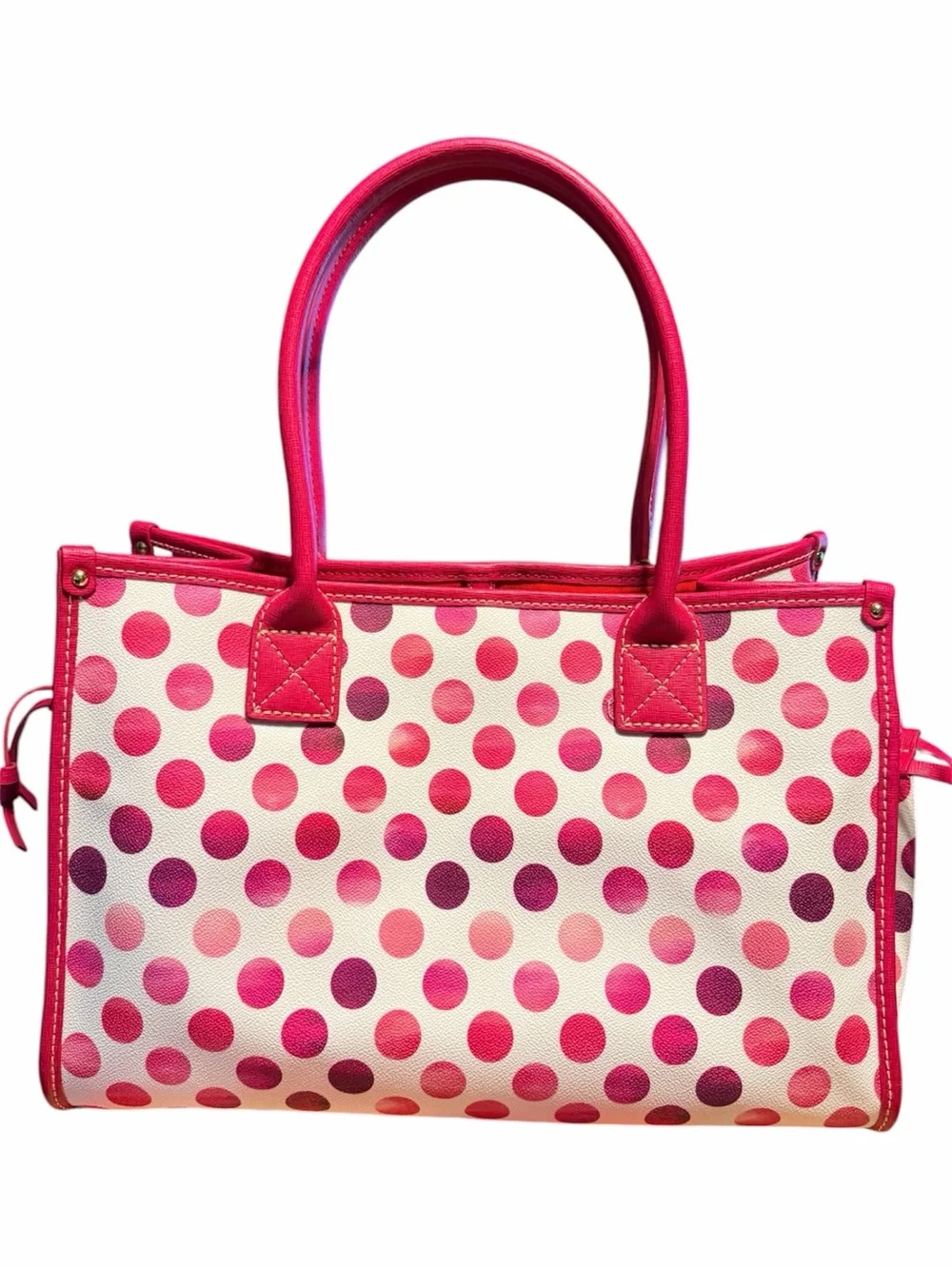 Dooney & Bourke Leather Polka Dot Collection Tote